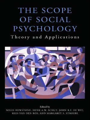 cover image of The Scope of Social Psychology
